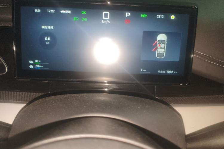 Used BYD Seal 06 New Energy 2025 DM-i Smart Drive 80KM Luxury Model Odometer Close Up