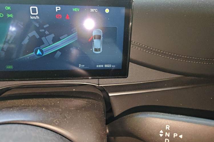 Used BYD Seal 06 New Energy 2026 DM-i Ultra-Enjoyment 128KM Smart Enjoyment Model Odometer Close Up