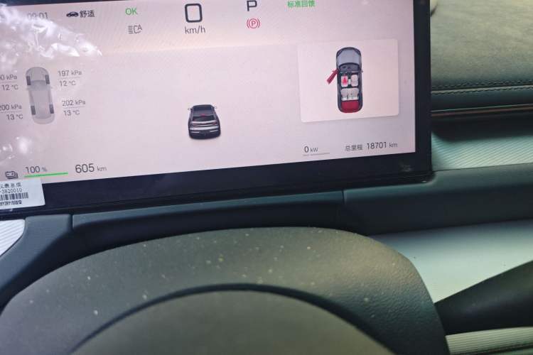 Used BYD Seal 06GT 2025 605 Heatwave Edition Odometer Close Up