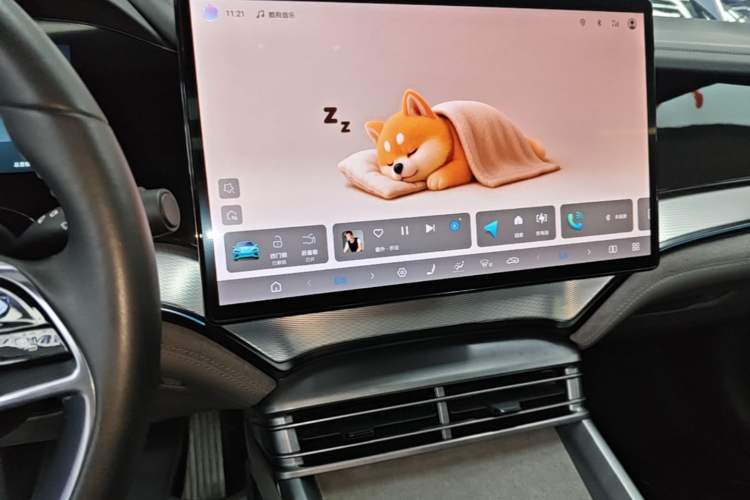 Used BYD Seal 07 DM-i 2025 DM-i 1.5L 125km Luxury Model Audio And AC Panel