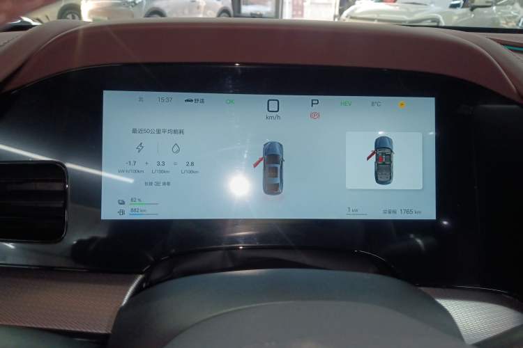 Used BYD Seal 07 DM-i 2025 Intelligent Driving Version DM-i 1.5L 125 km Prestige Edition Instrument Cluster