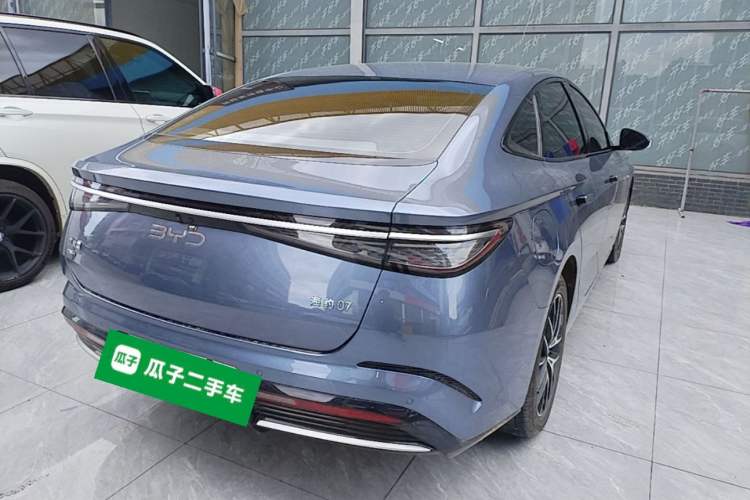 Used BYD Seal 07 DM-i 2025 DM-i 1.5L 125km Elite Model Rear Right 45 Deg
