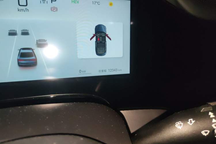 Used BYD Seal 07 DM-i 2025 DM-i 1.5L 125km Prestige Model Odometer Close Up