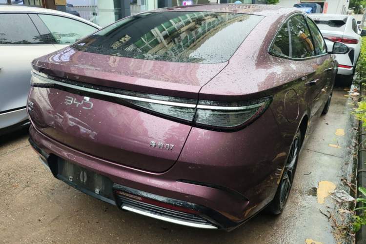 Used BYD Seal 07 DM-i 2025 DM-i 1.5T 125km Flagship Model Rear Right 45 Deg