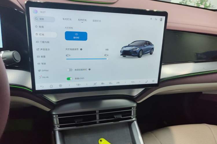 Used BYD Seal 07 DM-i 2025 Intelligent Driving Version DM-i 1.5L 125 km Prestige Edition Audio And AC Panel