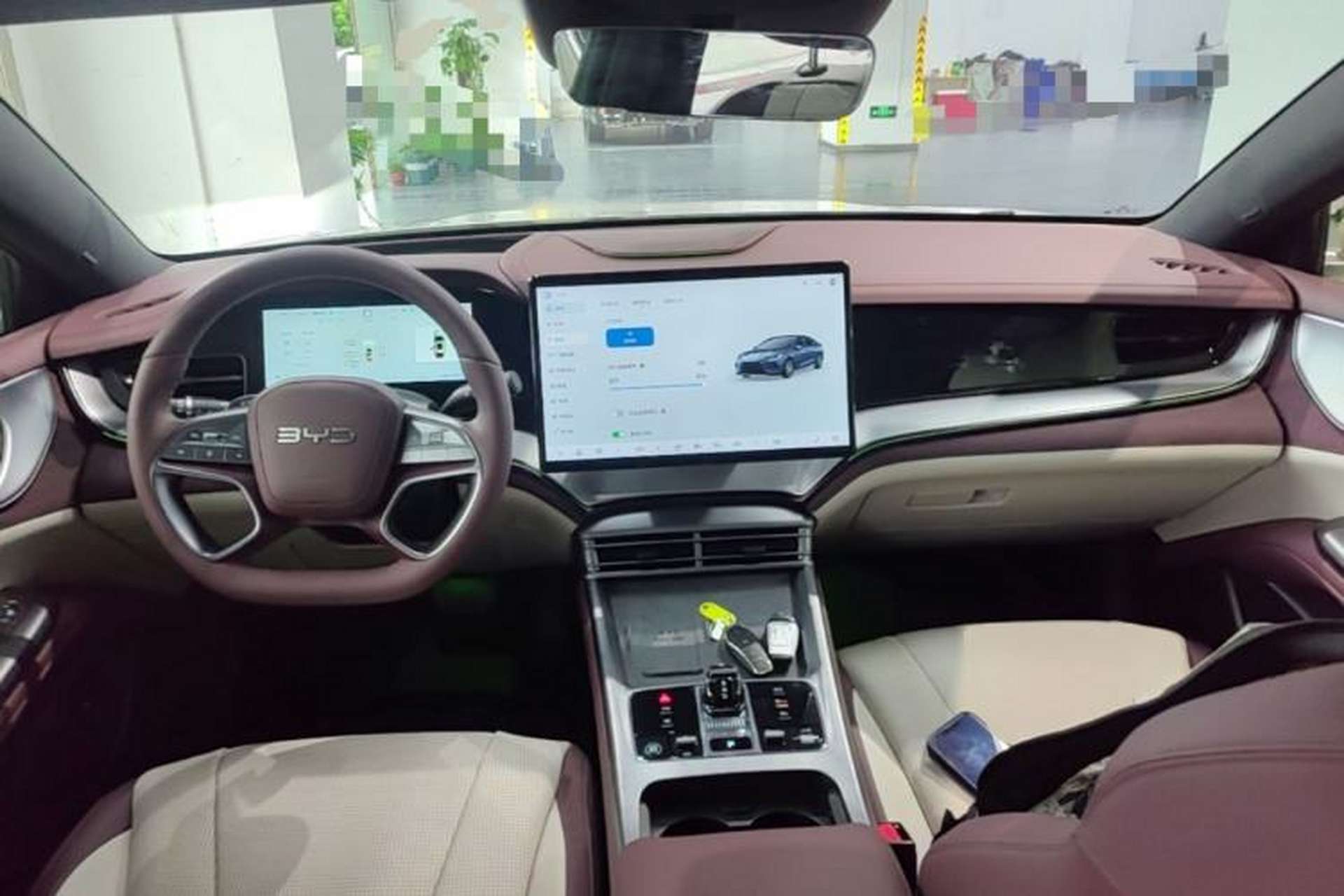 Used BYD Seal 07 DM-i 2025 Intelligent Driving Version DM-i 1.5L 125 km Prestige Edition Center Console