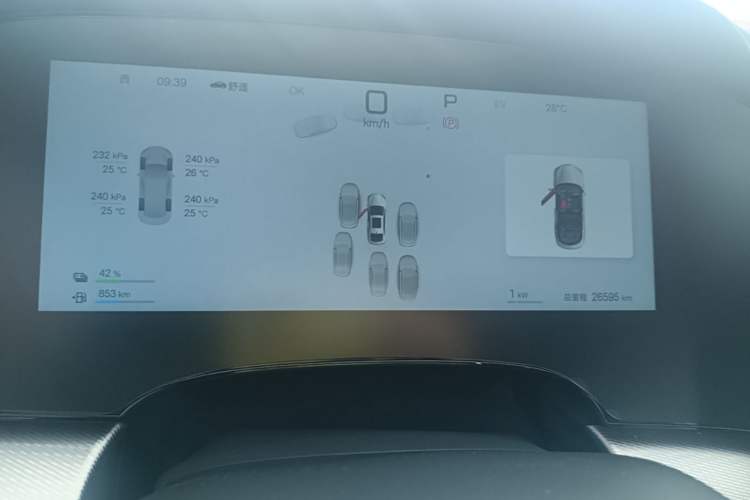 Used BYD Seal 07 DM-i 2025 Intelligent Driving Version DM-i 1.5L 125 km Luxury Edition Instrument Cluster