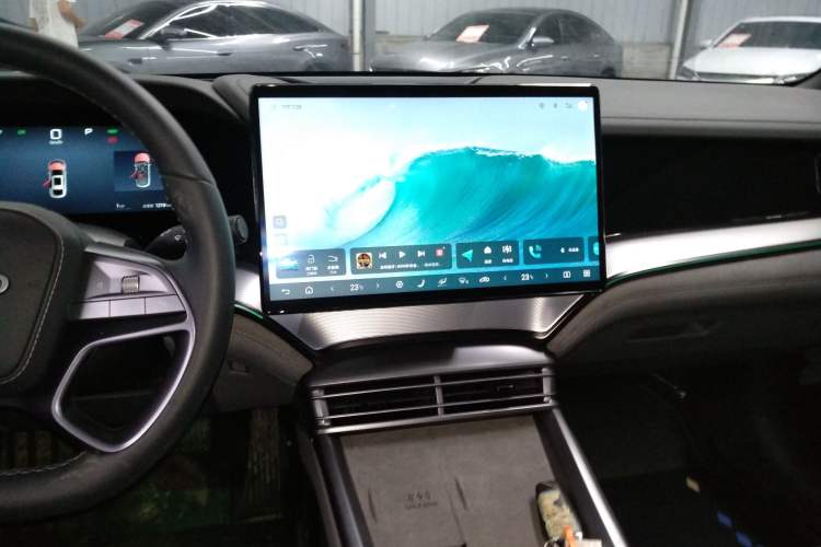 Used BYD Seal 07 DM-i 2025 Intelligent Driving Version DM-i 1.5L 125 km Prestige Edition Audio And AC Panel