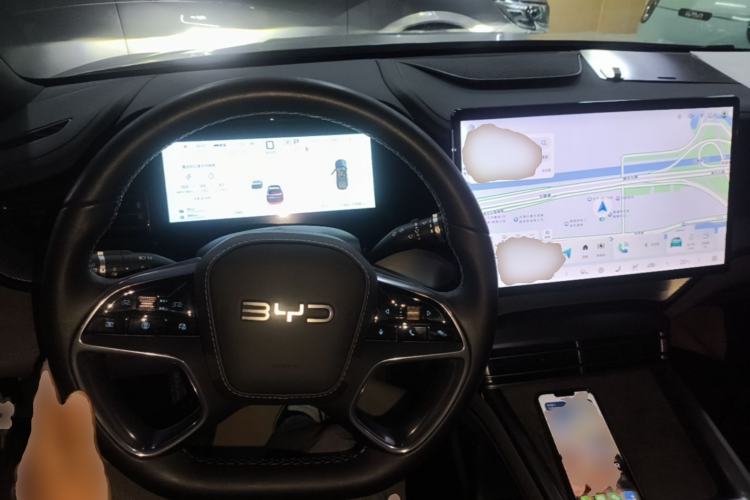 Used BYD Seal 07 DM-i 2025 DM-i 1.5L 125km Luxury Model Center Console