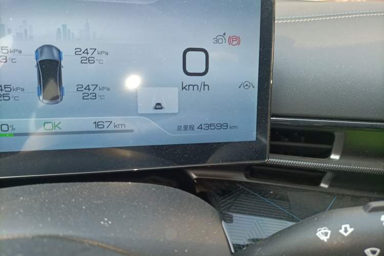 Used BYD Seal 2022 550 km Standard Range Rear-Wheel Drive Prestige Version Odometer Close Up