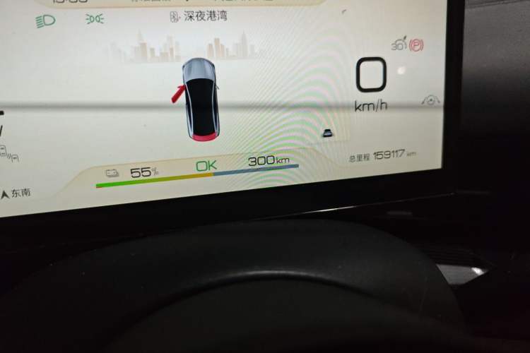 Used BYD Seal 2022 550 km Standard Range Rear-Wheel Drive Prestige Version Odometer Close Up