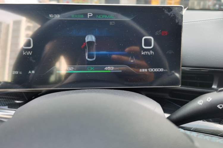 Used BYD Seal 2022 550 km Standard Range Rear-Wheel Drive Elite Version Odometer Close Up