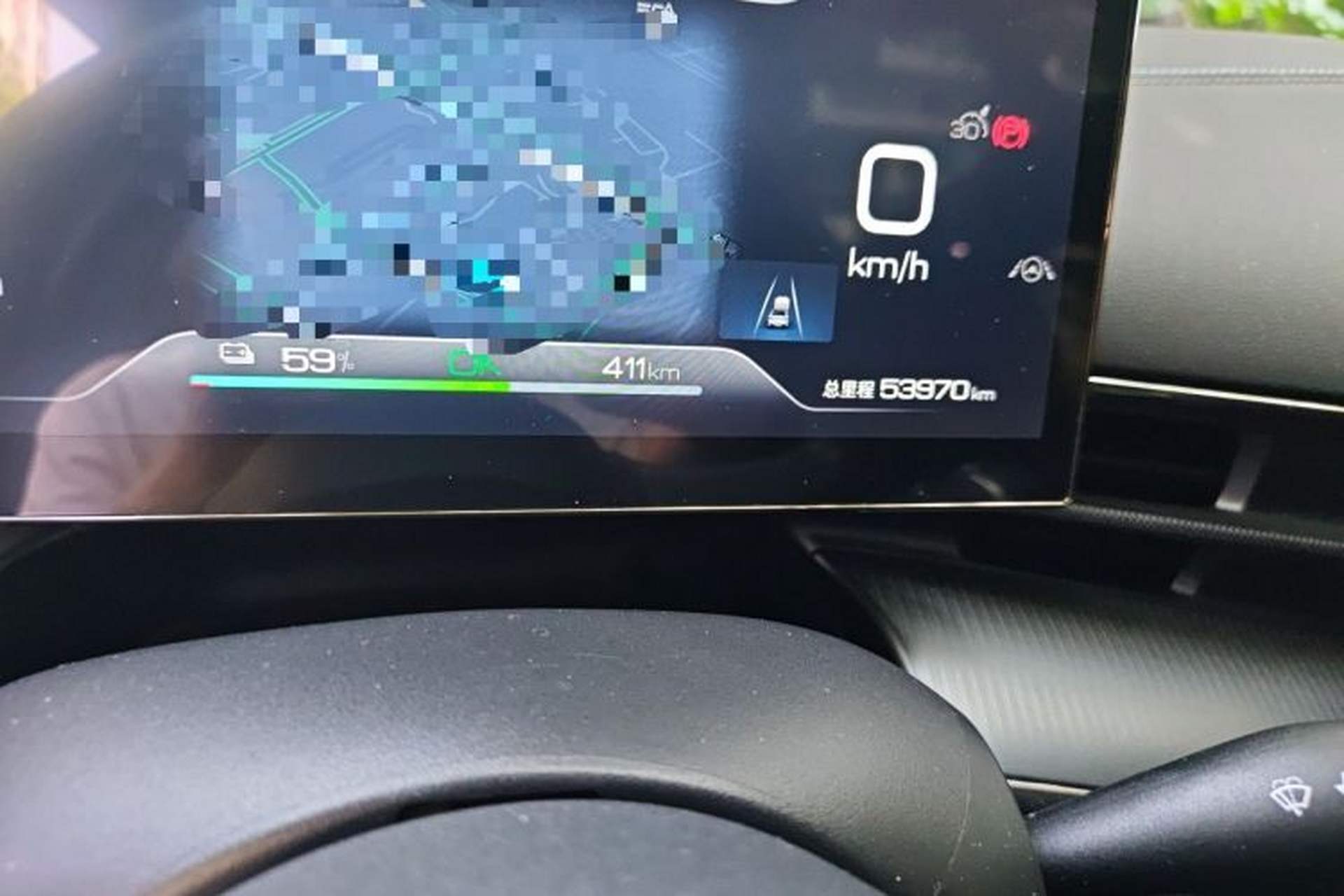 Used BYD Seal 2022 700 km Long-Range Rear-Wheel-Drive Version Odometer Close Up