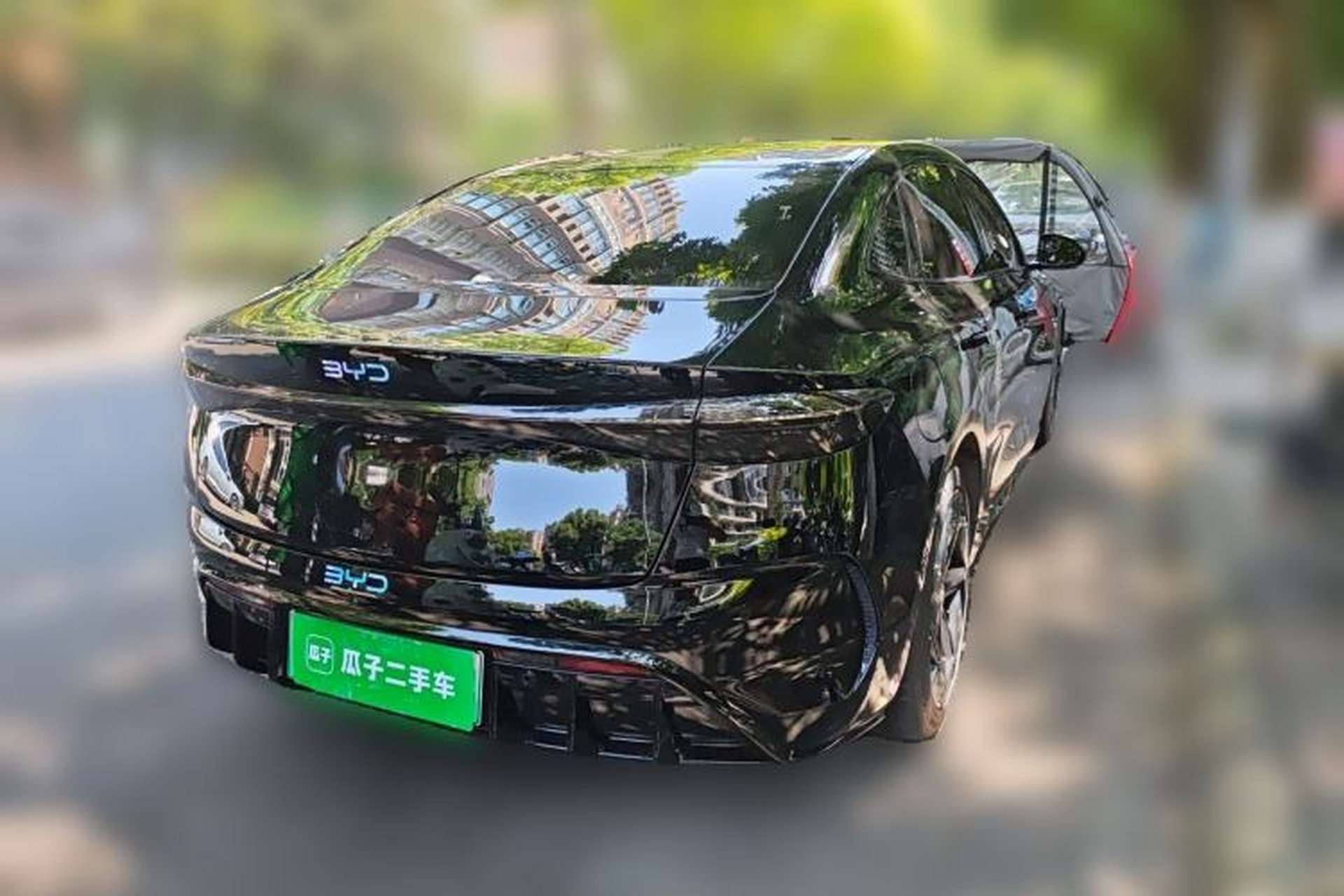 Used BYD Seal 2022 700 km Long-Range Rear-Wheel-Drive Version Rear Right 45 Deg
