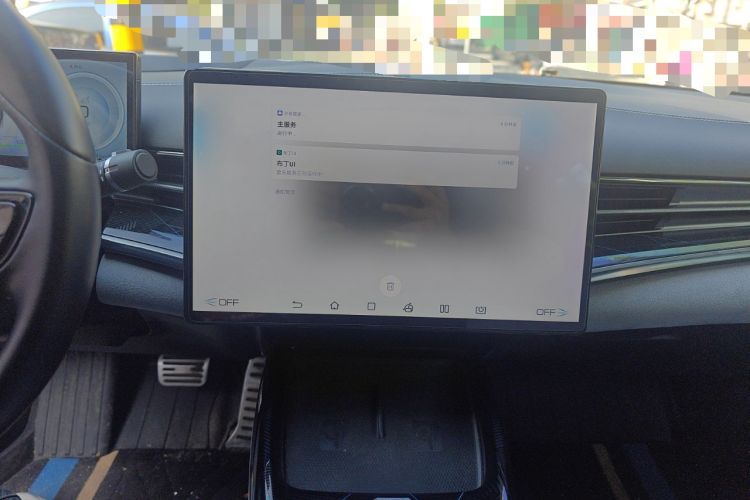 Used BYD Seal 2022 700 km Long-Range Rear-Wheel-Drive Version Audio And AC Panel