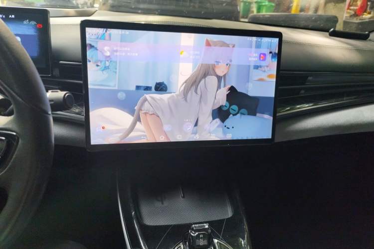 Used BYD Seal 2022 700 km Long-Range Rear-Wheel-Drive Version Audio And AC Panel