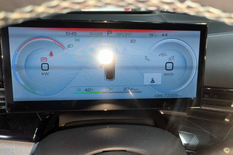 Used BYD Seal 2022 650 km All-Wheel-Drive Performance Version Instrument Cluster