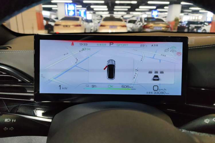 Used BYD Seal 2022 550 km Standard Range Rear-Wheel Drive Prestige Version Instrument Cluster