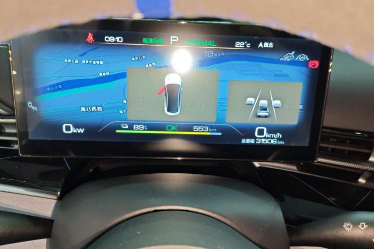 Used BYD Seal 2022 650 km All-Wheel-Drive Performance Version Instrument Cluster