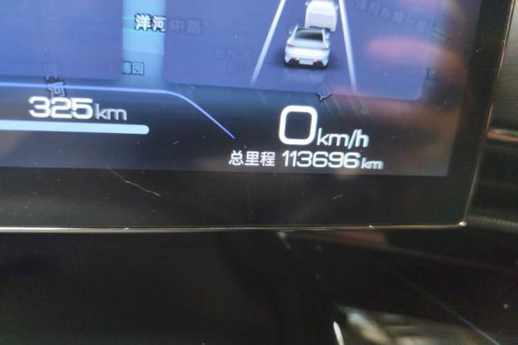 Used BYD Seal 2022 700 km Long-Range Rear-Wheel-Drive Version Odometer Close Up