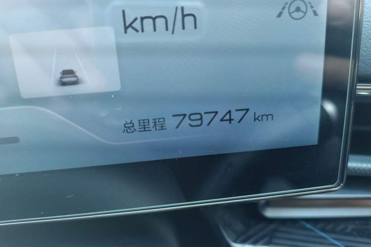 Used BYD Seal 2022 550 km Standard Range Rear-Wheel Drive Prestige Version Odometer Close Up