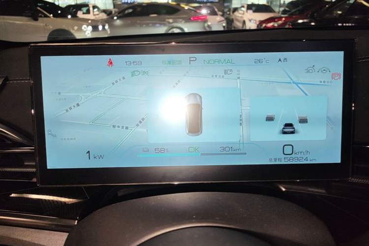Used BYD Seal 2022 550 km Standard Range Rear-Wheel Drive Prestige Version Instrument Cluster