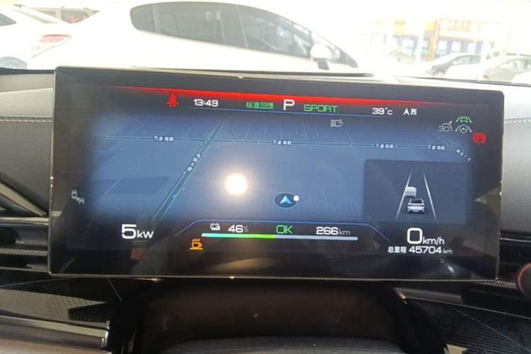 Used BYD Seal 2022 650 km All-Wheel-Drive Performance Version Instrument Cluster