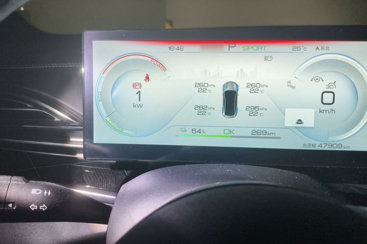 Used BYD Seal 2022 550 km Standard Range Rear-Wheel Drive Prestige Version Instrument Cluster