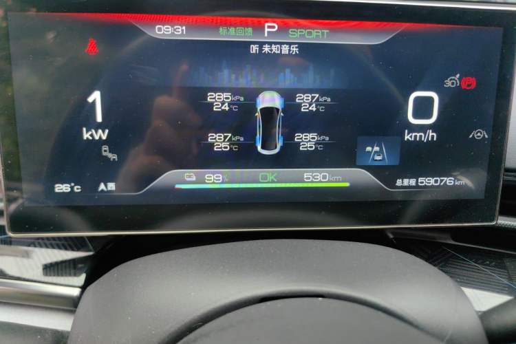 Used BYD Seal 2022 550 km Standard Range Rear-Wheel Drive Prestige Version Instrument Cluster