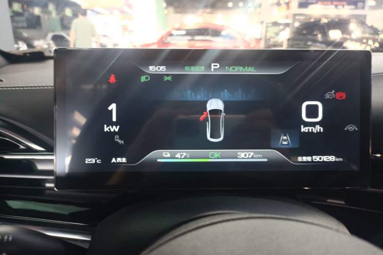 Used BYD Seal 2022 700 km Long-Range Rear-Wheel-Drive Version Odometer Close Up