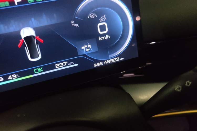 Used BYD Seal 2022 550 km Standard Range Rear-Wheel Drive Prestige Version Odometer Close Up