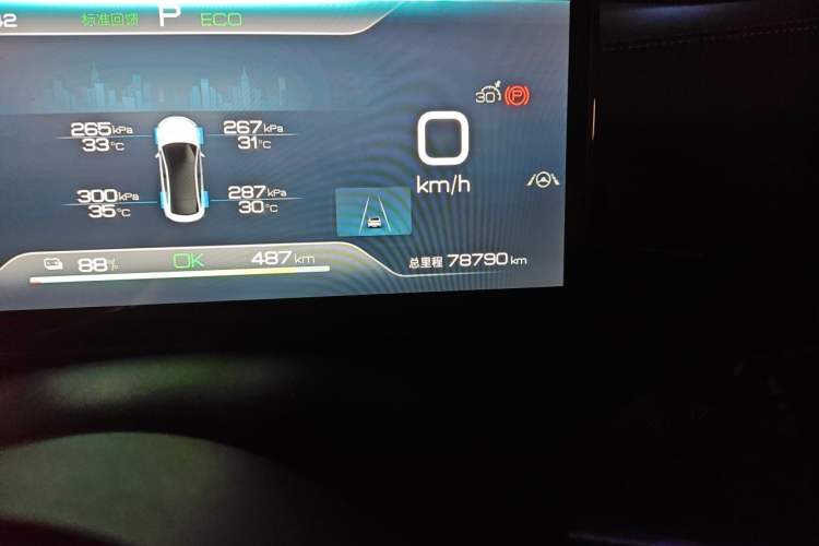 Used BYD Seal 2022 550 km Standard Range Rear-Wheel Drive Prestige Version Odometer Close Up