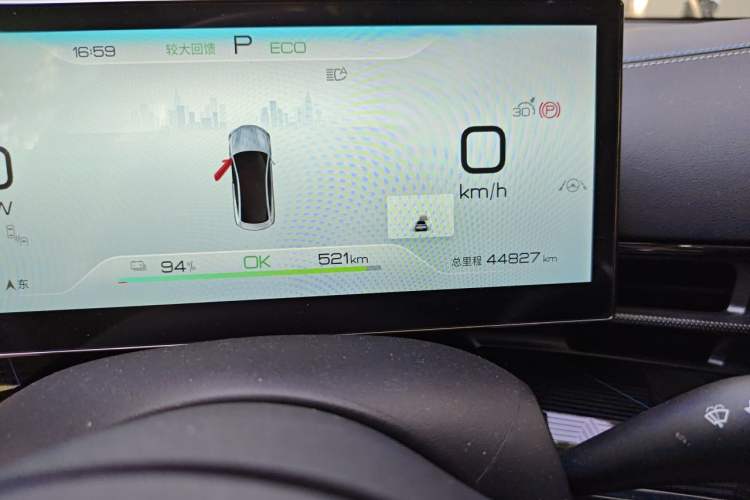 Used BYD Seal 2022 550 km Standard Range Rear-Wheel Drive Prestige Version Odometer Close Up