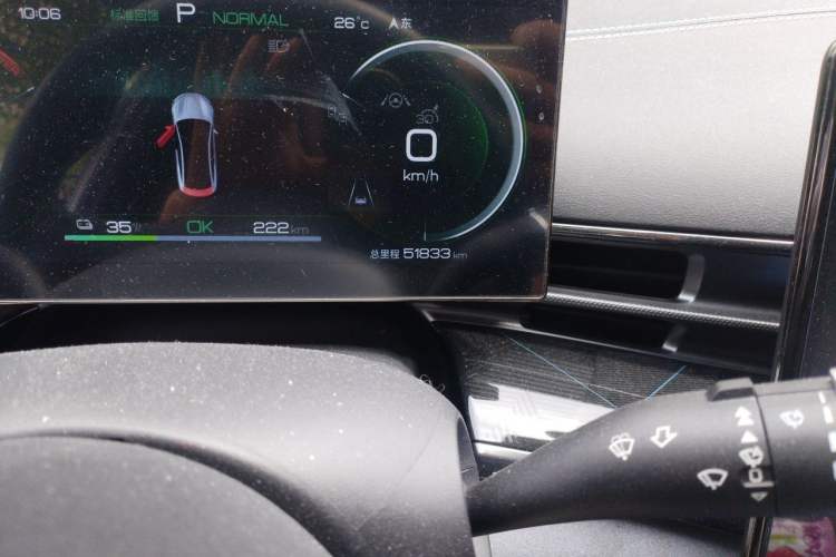 Used BYD Seal 2022 700 km Long-Range Rear-Wheel-Drive Version Odometer Close Up