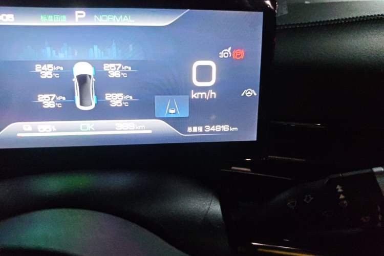 Used BYD Seal 2022 700 km Long-Range Rear-Wheel-Drive Version Odometer Close Up