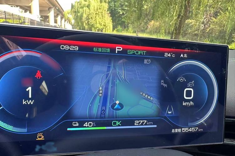 Used BYD Seal 2022 700 km Long-Range Rear-Wheel-Drive Version Interior 12