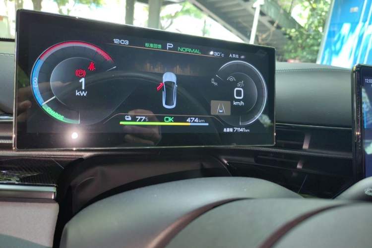 Used BYD Seal 2022 650 km All-Wheel-Drive Performance Version Instrument Cluster