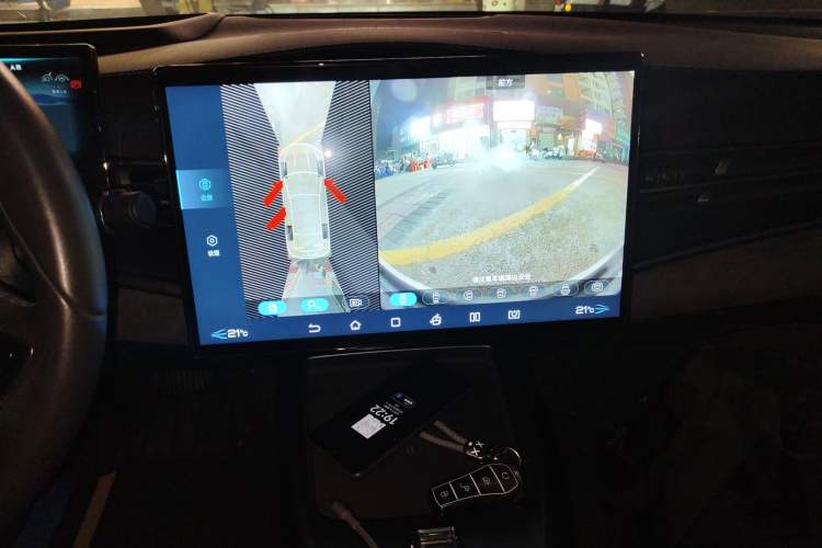 Used BYD Seal 2022 700 km Long-Range Rear-Wheel-Drive Version Audio And AC Panel