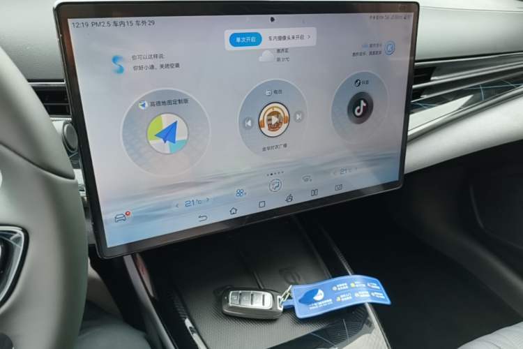 Used BYD Seal 2022 700 km Long-Range Rear-Wheel-Drive Version Audio And AC Panel