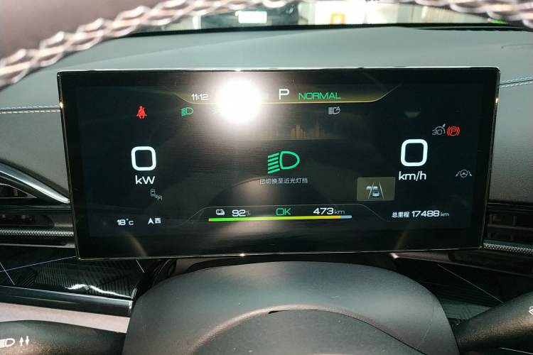 Used BYD Seal 2022 550 km Standard Range Rear-Wheel Drive Prestige Version Instrument Cluster