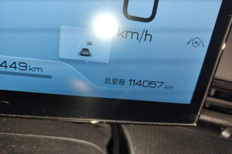 Used BYD Seal 2022 700 km Long-Range Rear-Wheel-Drive Version Odometer Close Up