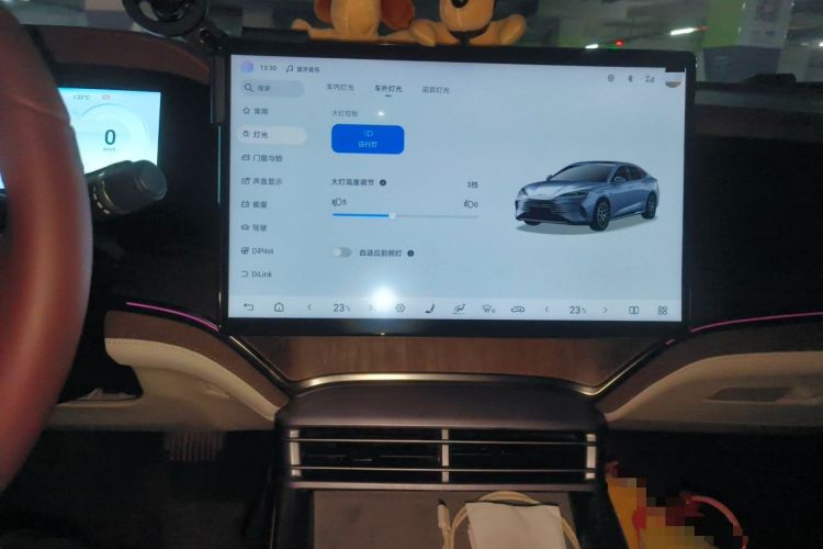 Used BYD Seal 2023 DM-i 1.5T 121km Flagship Model Audio And AC Panel