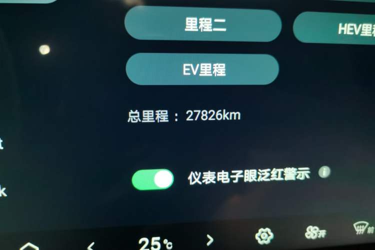 Used BYD Seal 2023 DM-i 1.5L 121km Prestige Model Odometer Close Up