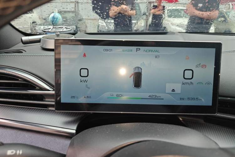 Used BYD Seal 2023 Champion Edition 700km Performance Version Odometer Close Up