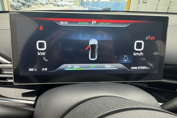 Used BYD Seal 2023 Champion Edition 550km Elite Model Odometer Close Up