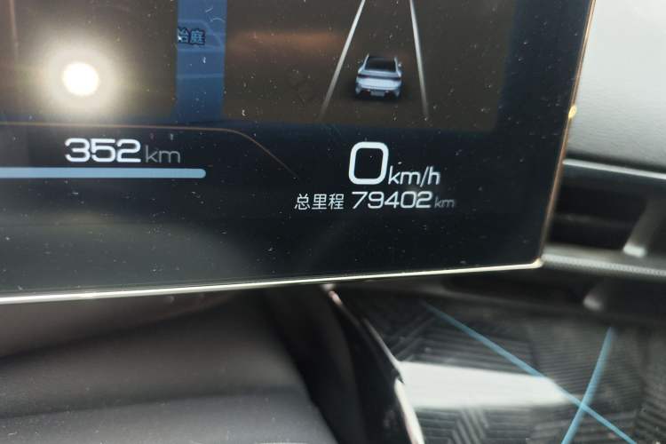 Used BYD Seal 2023 Champion Edition 700km Performance Version Odometer Close Up