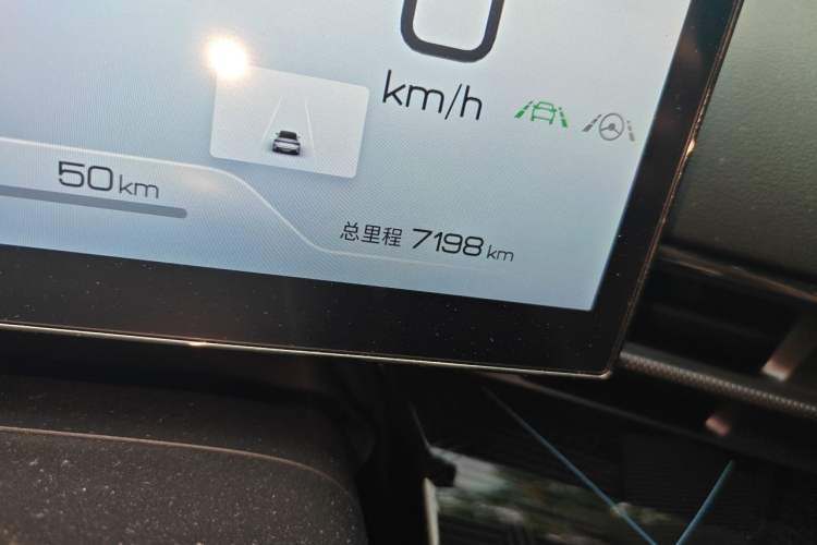 Used BYD Seal 2023 Champion Edition 550km Prestige Model Odometer Close Up