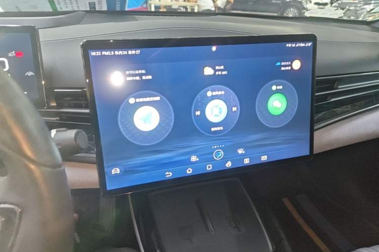 Used BYD Seal 2023 Champion Edition 700km Performance Version Audio And AC Panel
