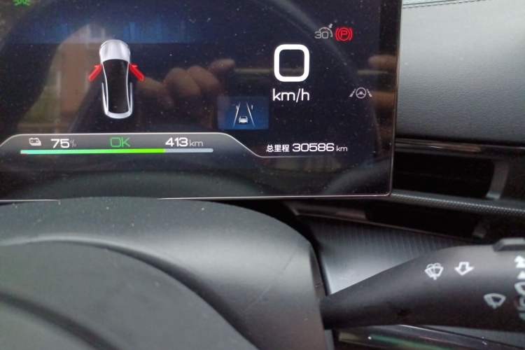 Used BYD Seal 2023 Champion Edition 550km Prestige Model Odometer Close Up