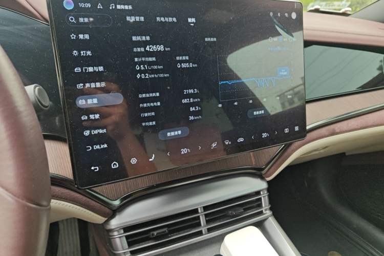 Used BYD Seal 2023 DM-i 1.5L 121km Prestige Model Audio And AC Panel